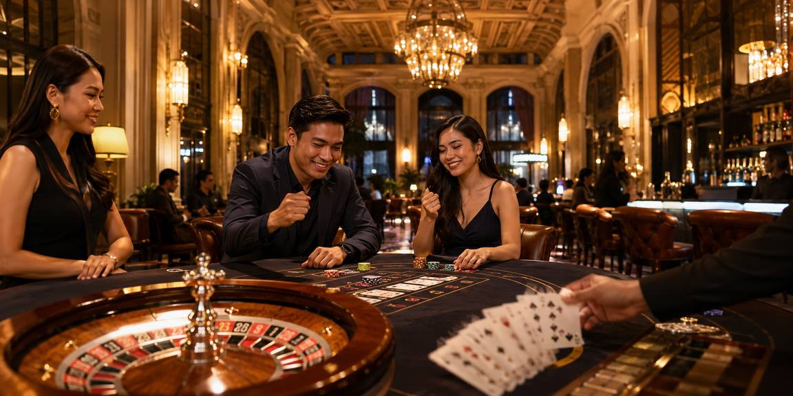 Meja Live Casino dengan Dealer Langsung di Skrin Anda